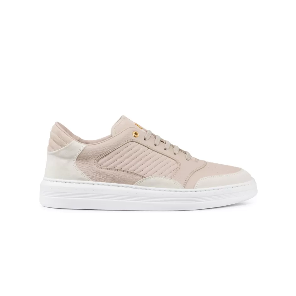 CALFSKIN LEATHER AND SUEDE SNEAKERS | Stefano Ricci Cheap