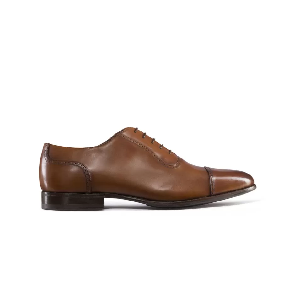CALFSKIN LEATHER OXFORD SHOES | Stefano Ricci Discount
