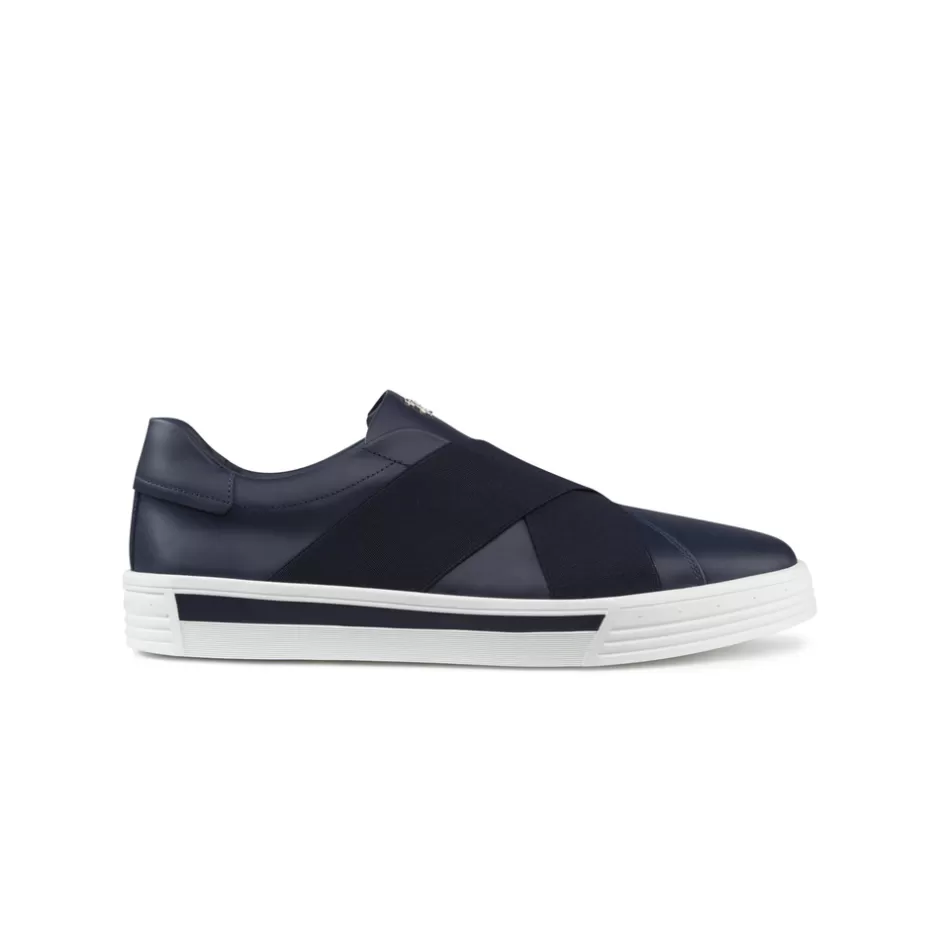 CALFSKIN LEATHER SLIP-ON SNEAKERS | Stefano Ricci Hot