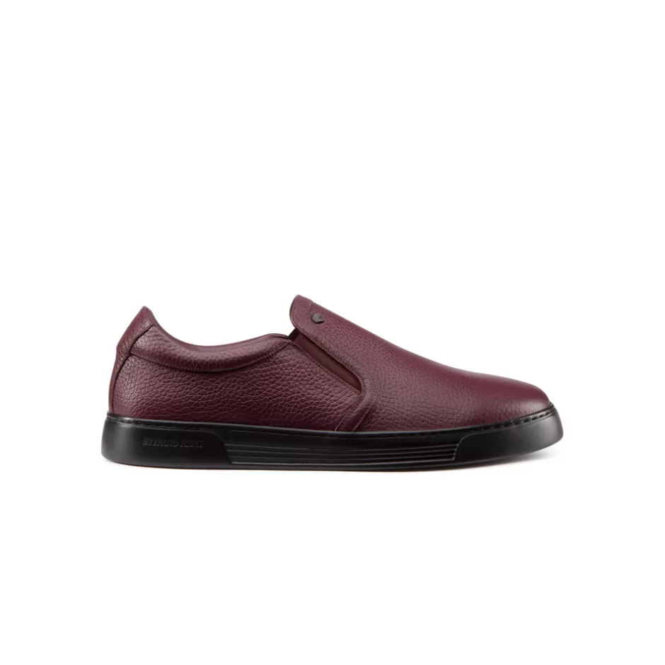 CALFSKIN LEATHER SLIP-ON SNEAKERS | Stefano Ricci Fashion