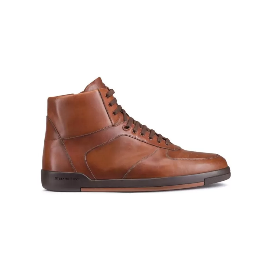 CALFSKIN LEATHER SNEAKERS | Stefano Ricci Cheap