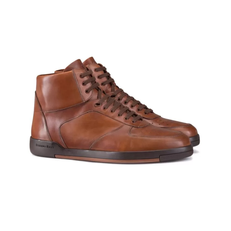 CALFSKIN LEATHER SNEAKERS | Stefano Ricci Cheap