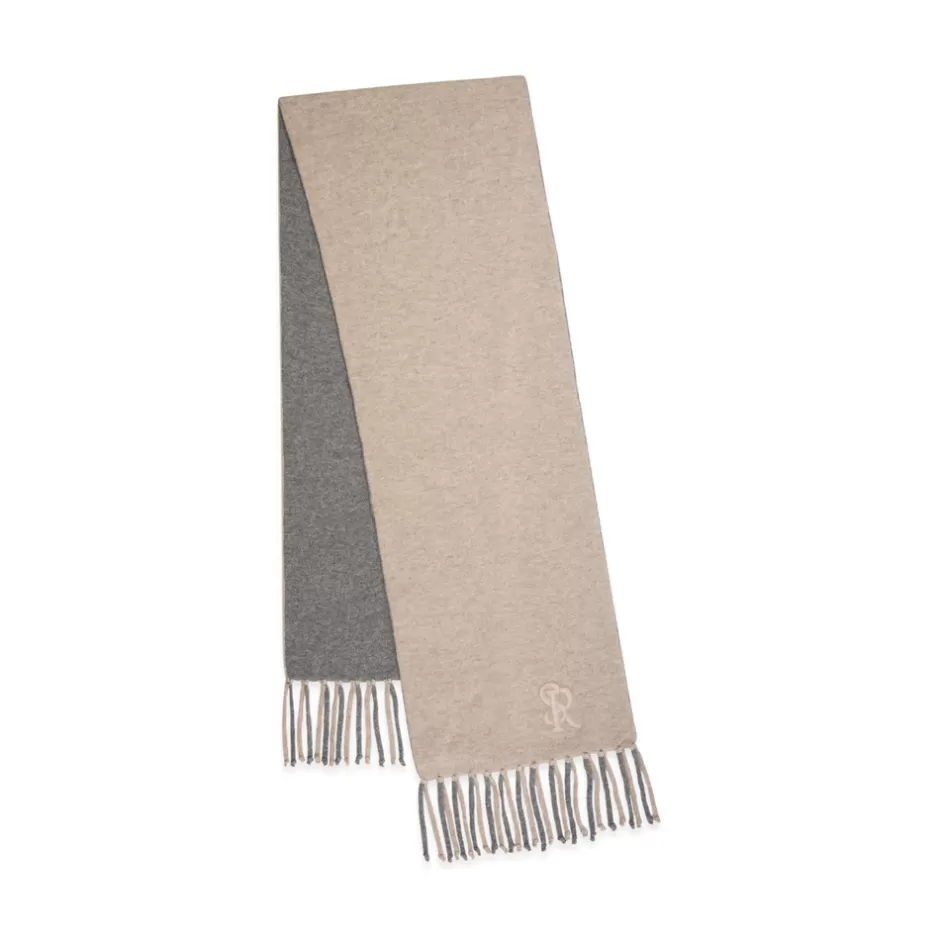 CASHMERE AND CROCODILE LEATHER KNIT SCARF | Stefano Ricci Best Sale