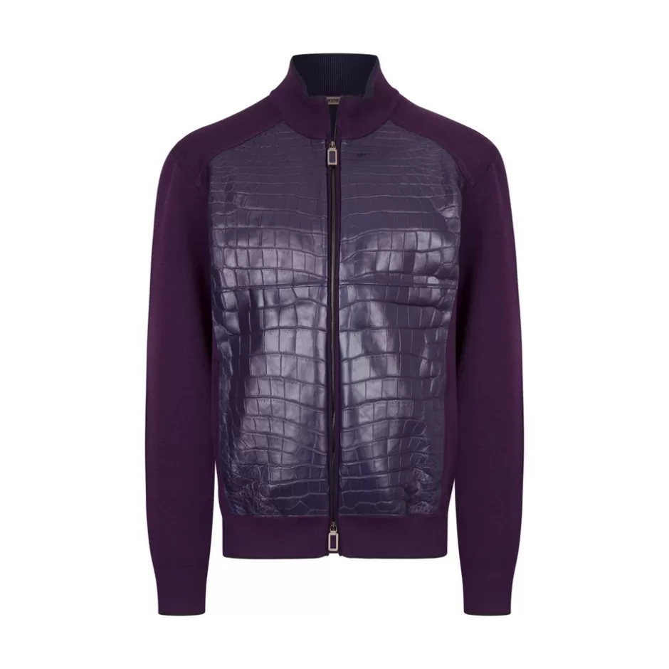 CASHMERE AND SILK BLEND BLOUSON | Stefano Ricci Discount