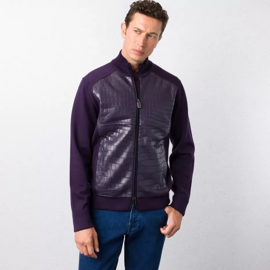 CASHMERE AND SILK BLEND BLOUSON | Stefano Ricci Discount