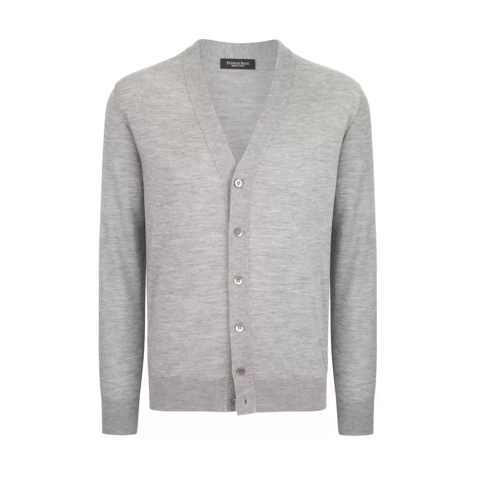 CASHMERE AND SILK CARDIGAN | Stefano Ricci Outlet