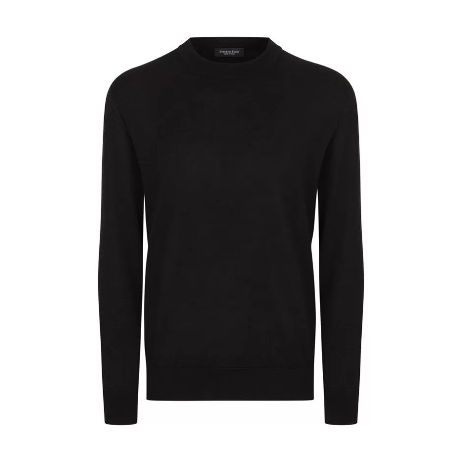 CASHMERE AND SILK CREW NECK SWEATER | Stefano Ricci Fashion