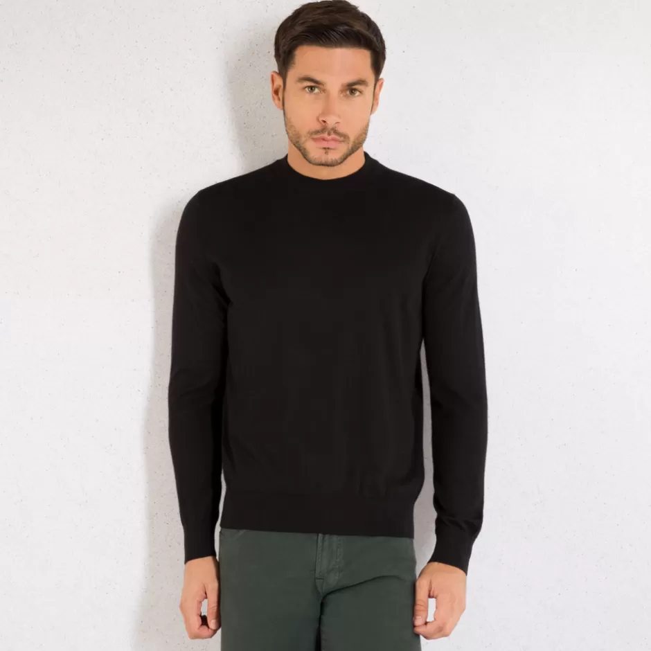 CASHMERE AND SILK CREW NECK SWEATER | Stefano Ricci Fashion