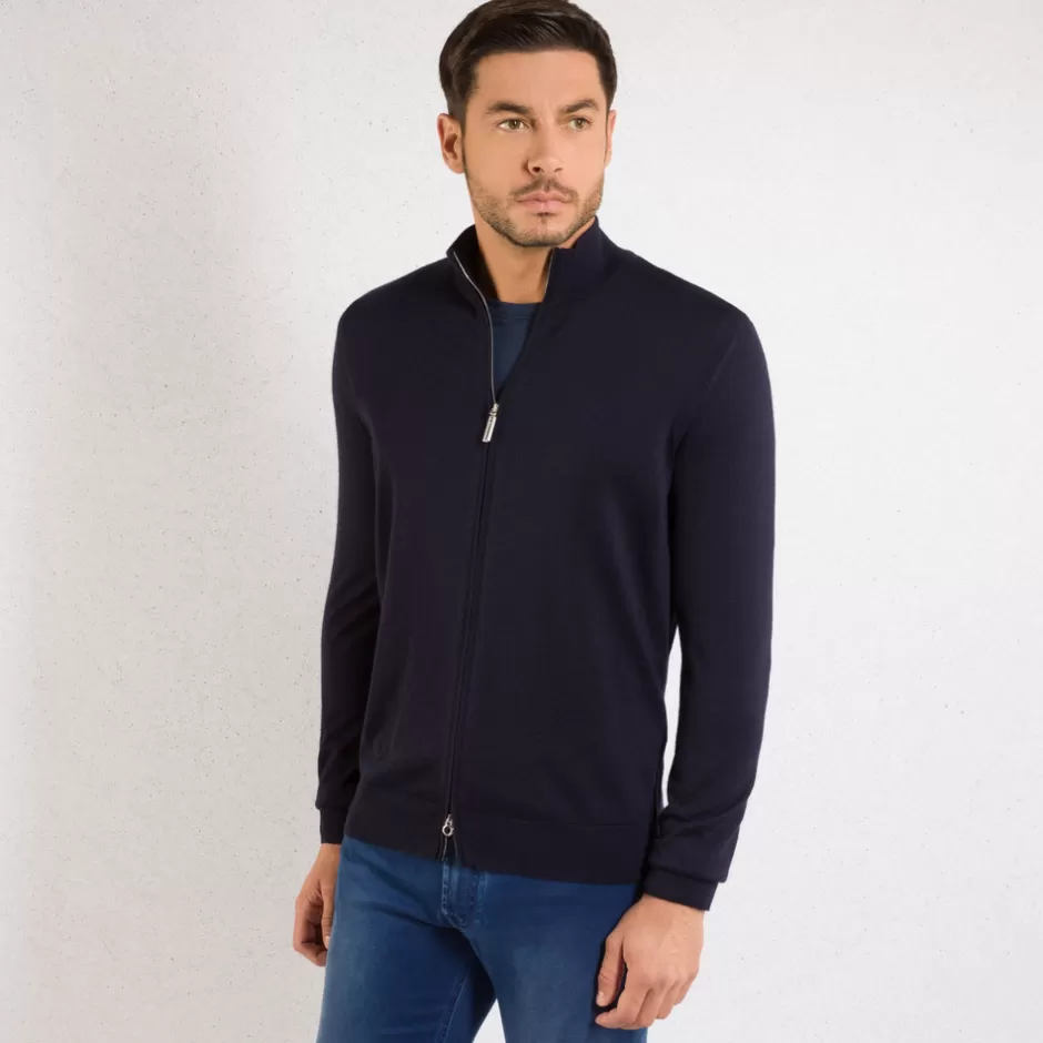 CASHMERE AND SILK KNIT BLOUSON | Stefano Ricci Best