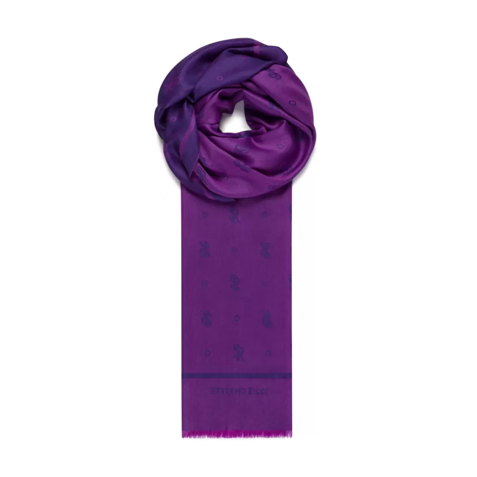 CASHMERE AND SILK SCARF | Stefano Ricci Discount
