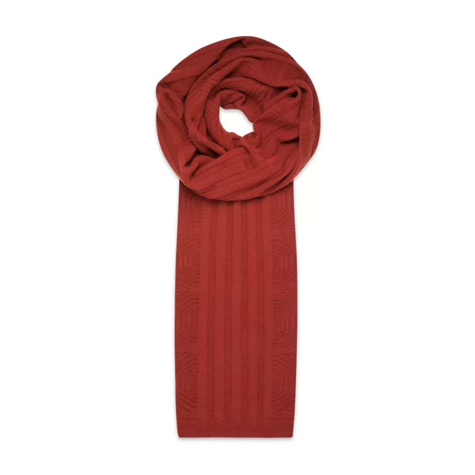 CASHMERE AND WOOL KNIT SCARF | Stefano Ricci Discount