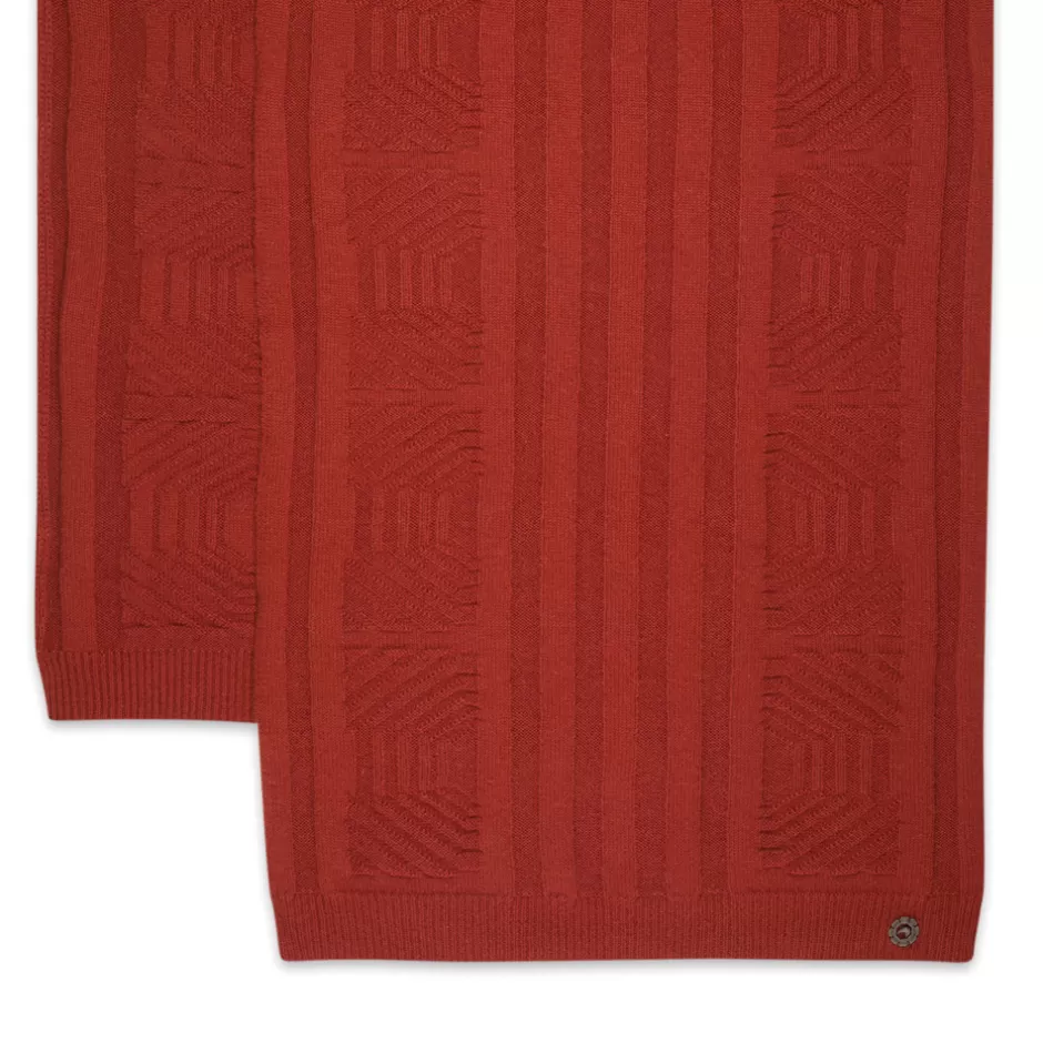 CASHMERE AND WOOL KNIT SCARF | Stefano Ricci Discount