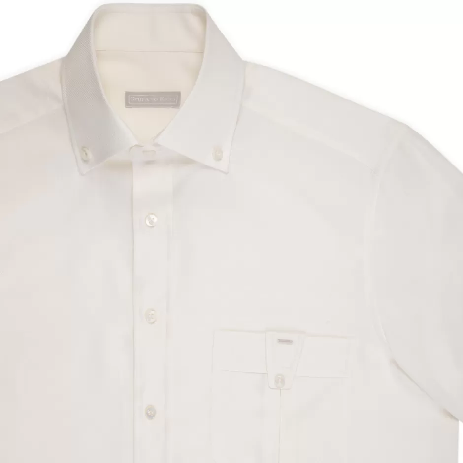 COTTON AND CASHMERE NOVARA SHIRT | Stefano Ricci Clearance