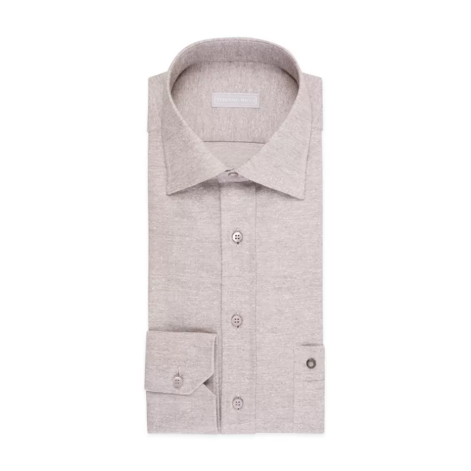COTTON AND SILK ALBA SHIRT | Stefano Ricci Flash Sale