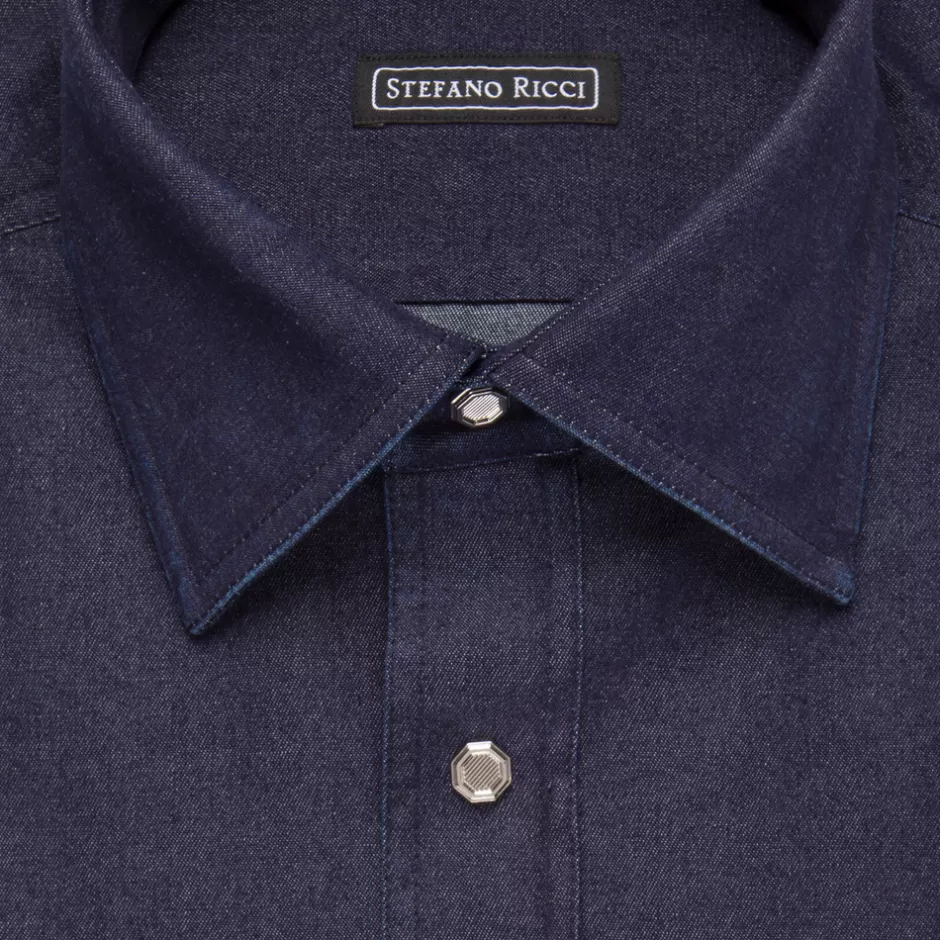 COTTON AND SILK BLEND ALBA SHIRT | Stefano Ricci Fashion