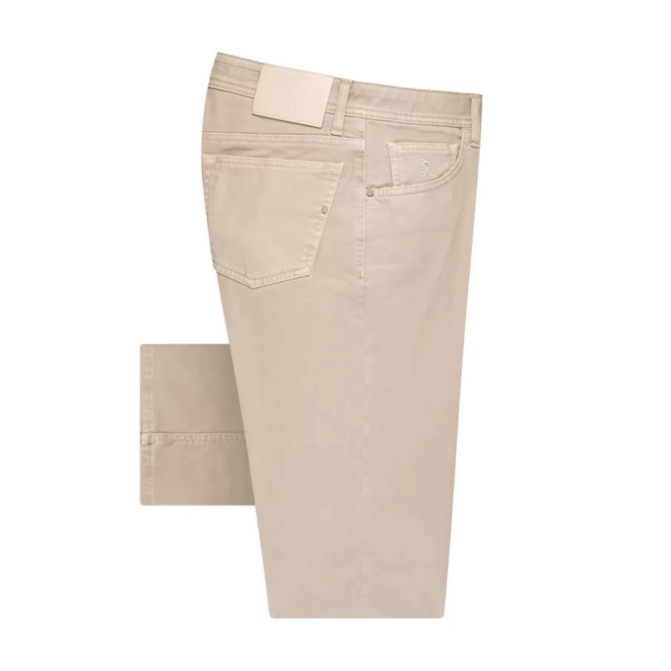 COTTON BLEND FIVE-POCKET TROUSERS | Stefano Ricci Store