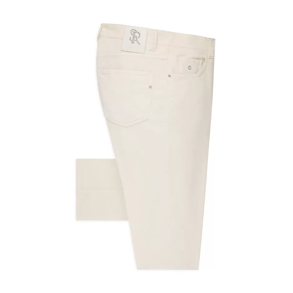 COTTON BLEND TAPERED FIVE-POCKET TROUSERS | Stefano Ricci Flash Sale