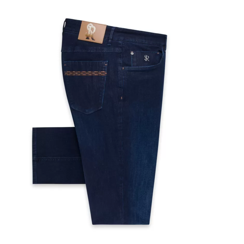 COTTON BLEND TAPERED JEANS | Stefano Ricci Outlet