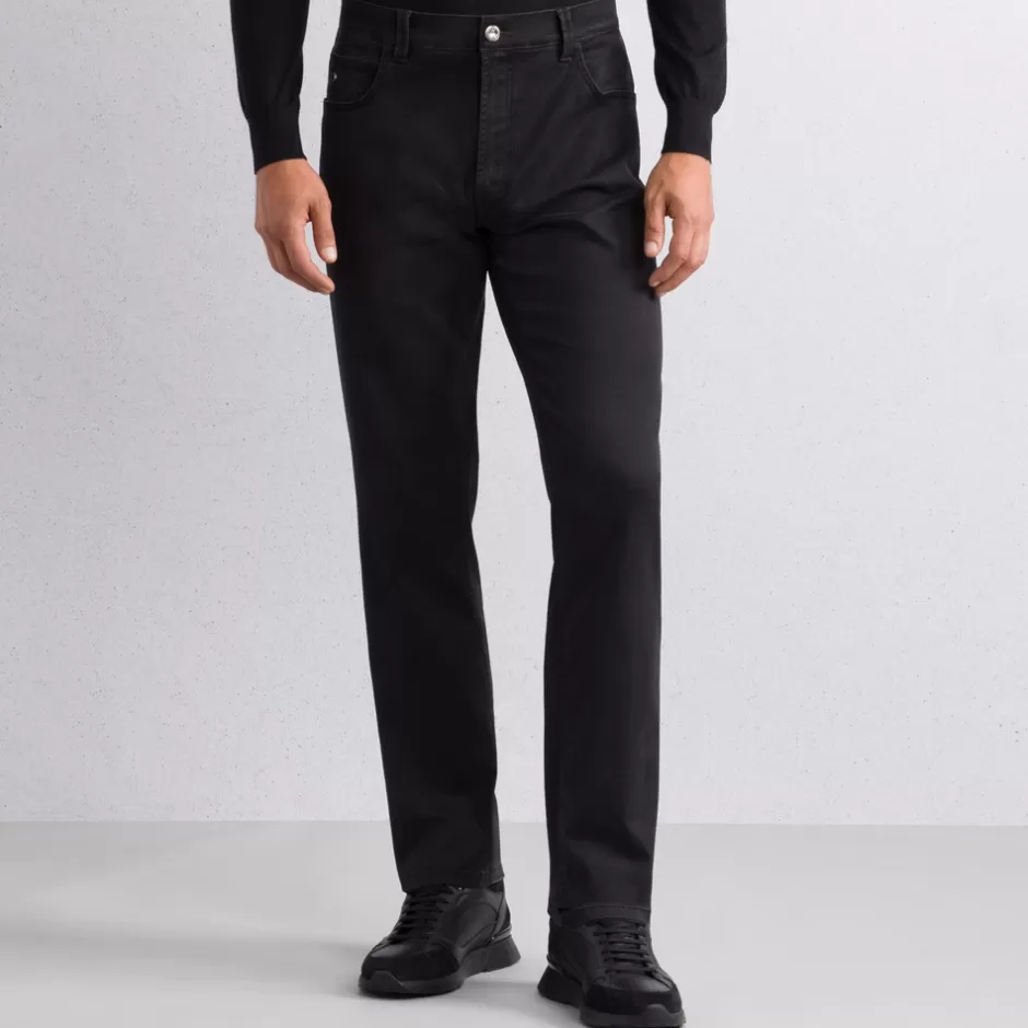 COTTON BLEND TAPERED JEANS | Stefano Ricci Flash Sale