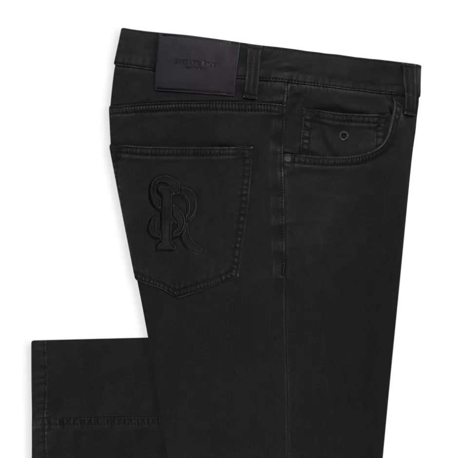 COTTON BLEND TAPERED JEANS | Stefano Ricci Clearance