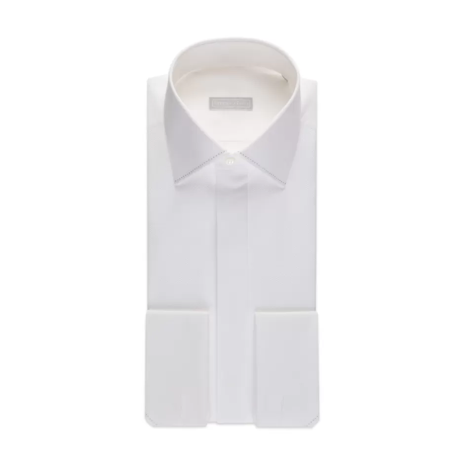 COTTON TUXEDO SHIRT | Stefano Ricci Fashion