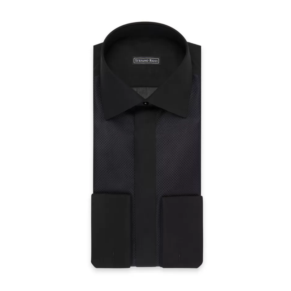 COTTON TUXEDO SHIRT | Stefano Ricci New