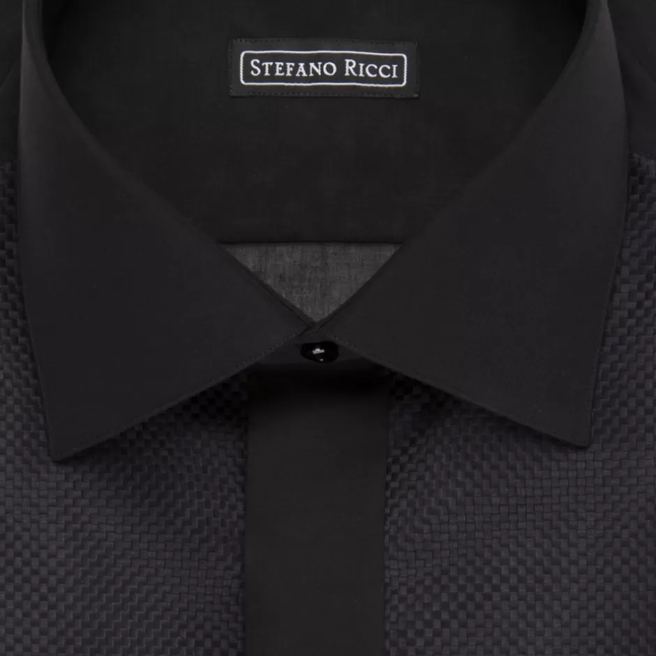 COTTON TUXEDO SHIRT | Stefano Ricci New