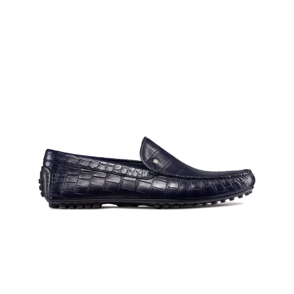 CROCODILE AND CALFSKIN LEATHER DRIVING SHOES | Stefano Ricci Fashion