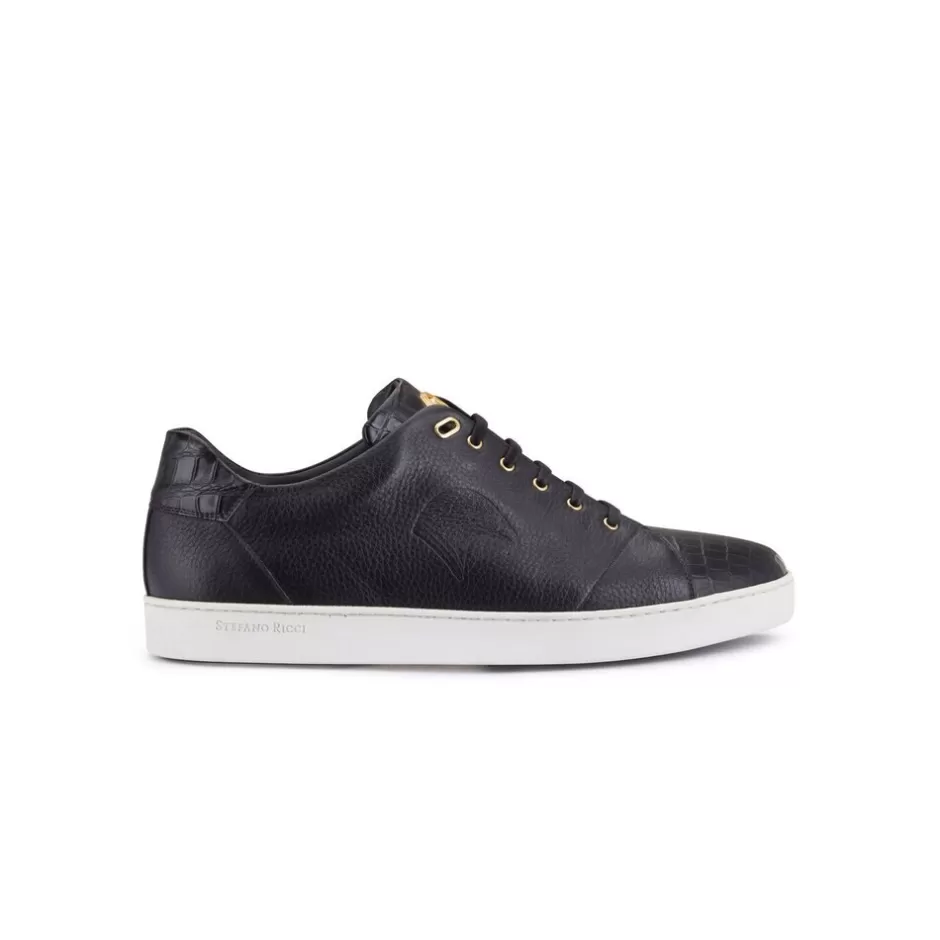 CROCODILE AND DEERSKIN SNEAKERS | Stefano Ricci Store