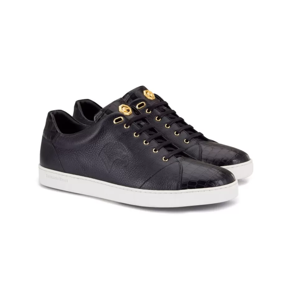 CROCODILE AND DEERSKIN SNEAKERS | Stefano Ricci Store