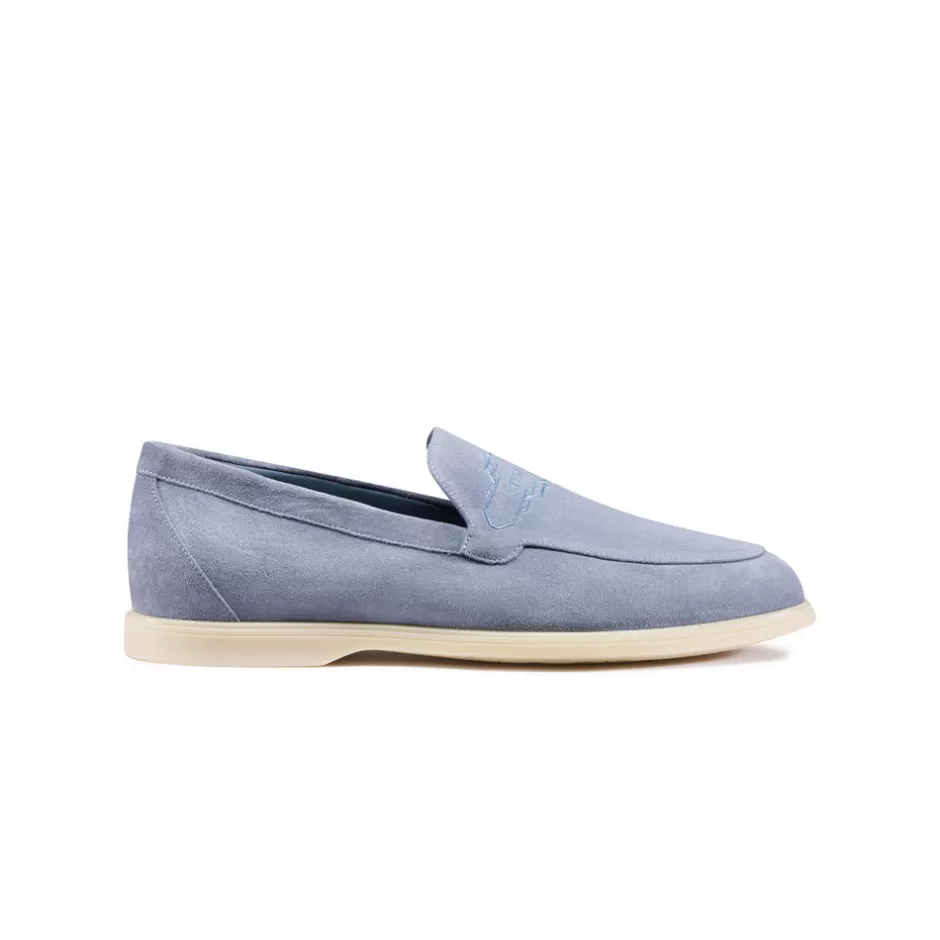 EMBROIDERED SUEDE LOAFERS | Stefano Ricci Cheap