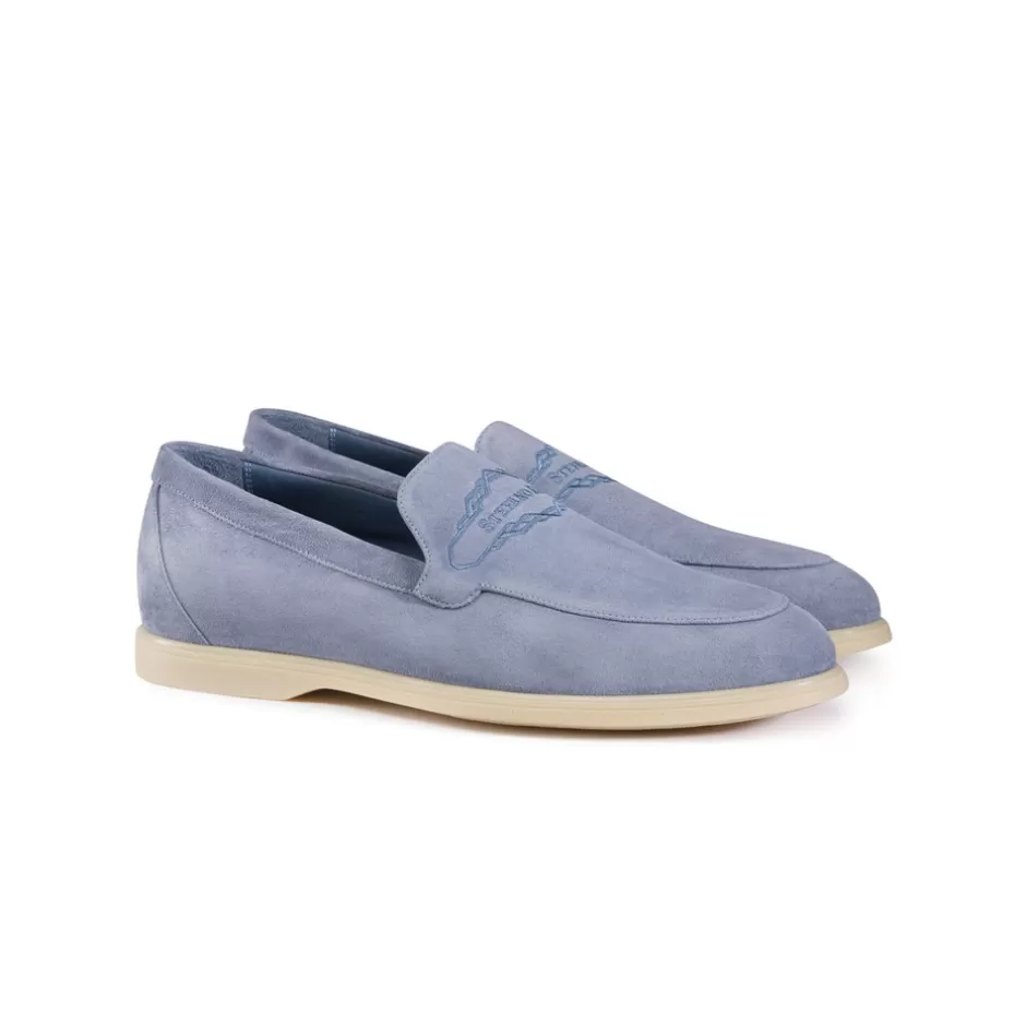 EMBROIDERED SUEDE LOAFERS | Stefano Ricci Cheap