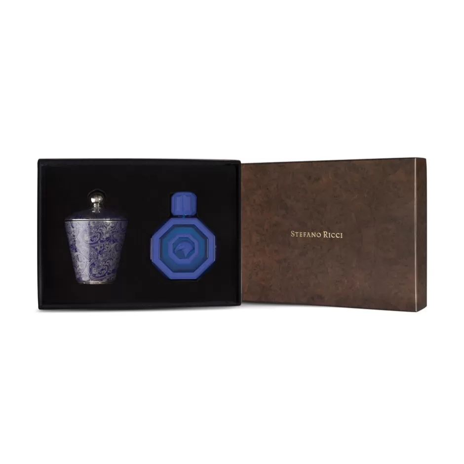 GIFT SET ROYAL EAGLE SPORT EDP & SCENTED CANDLE | Stefano Ricci Outlet