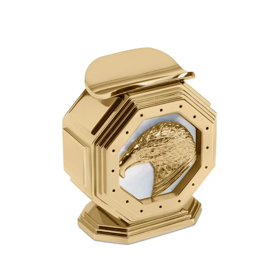 GOLD CIGAR HOLDER WITH MOTHER OF PEARL DETAILS | Stefano Ricci New