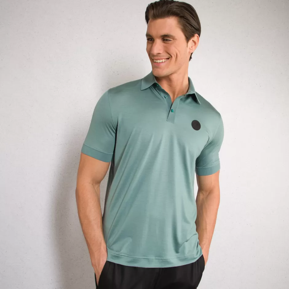 JERSEY KNIT THREE-BUTTON POLO | Stefano Ricci Cheap
