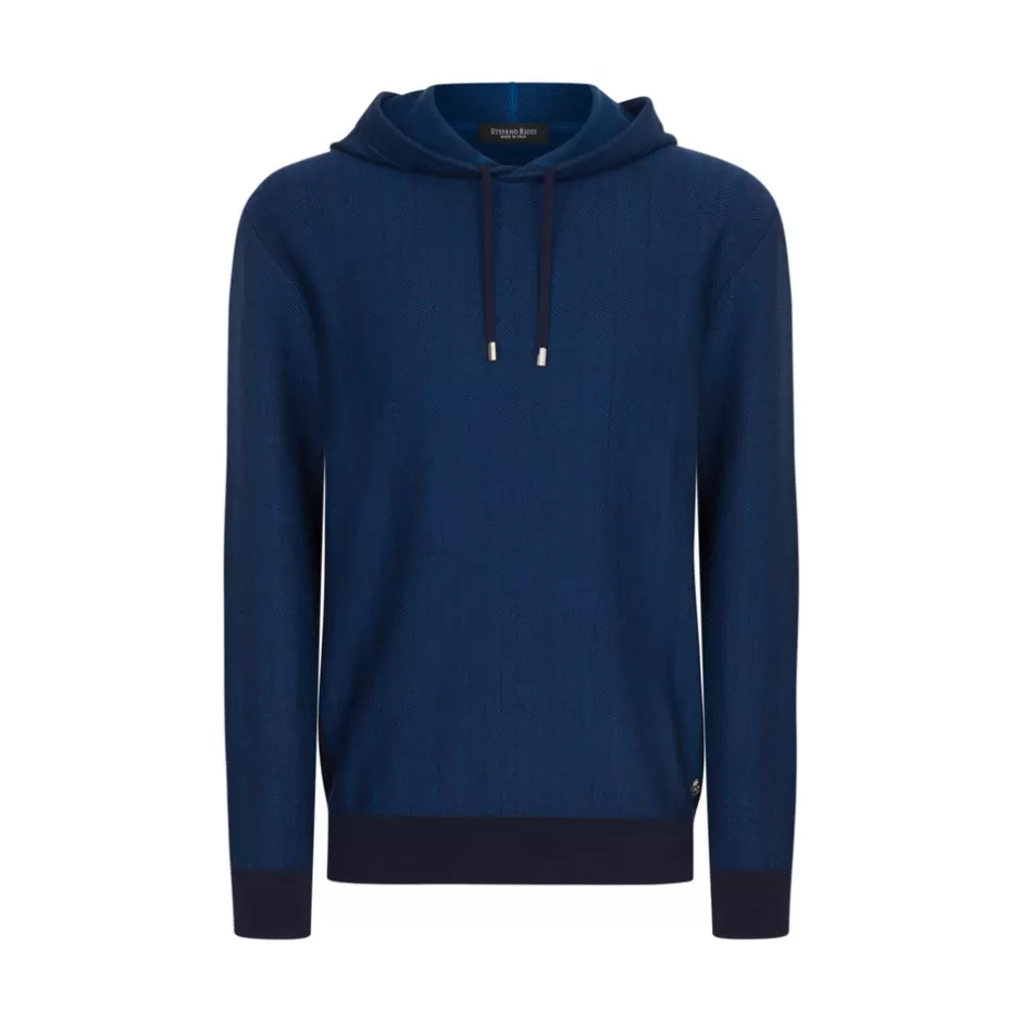 KNIT HOODED SWEATER | Stefano Ricci Cheap