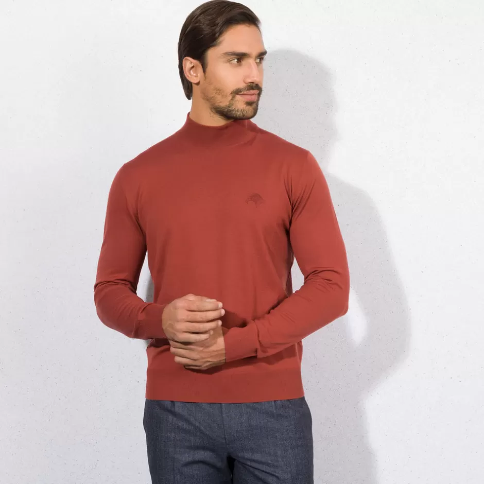 KNIT MOCKNECK SWEATER | Stefano Ricci Outlet