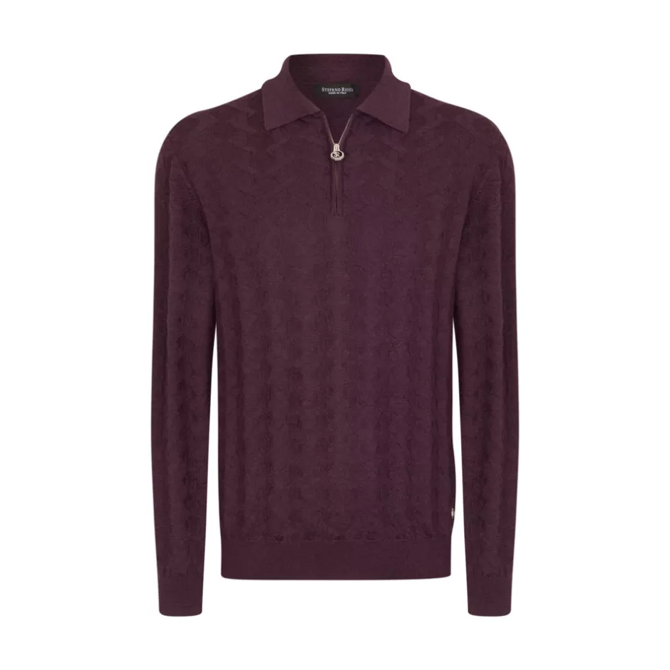 KNIT ZIP POLO | Stefano Ricci Hot