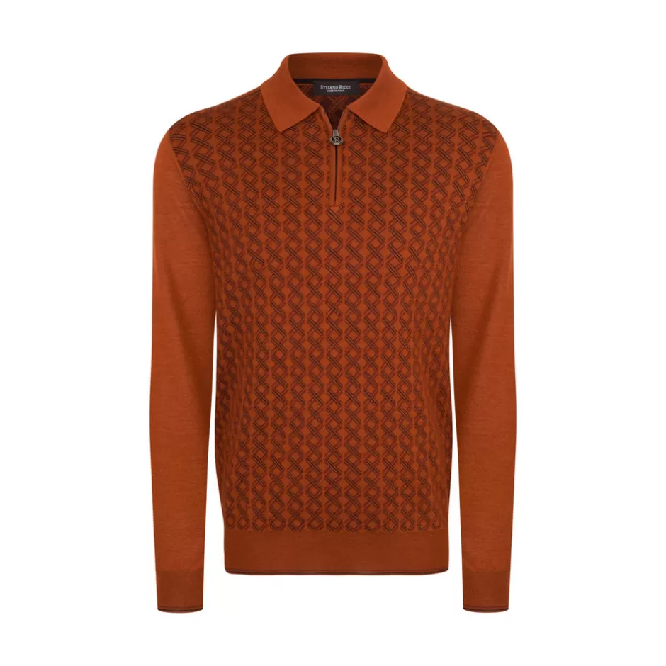 KNIT ZIP POLO | Stefano Ricci Online