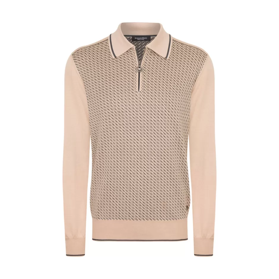 KNIT ZIP POLO | Stefano Ricci Cheap
