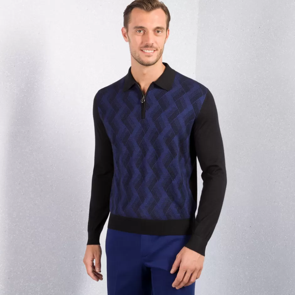 KNIT ZIP POLO | Stefano Ricci Hot