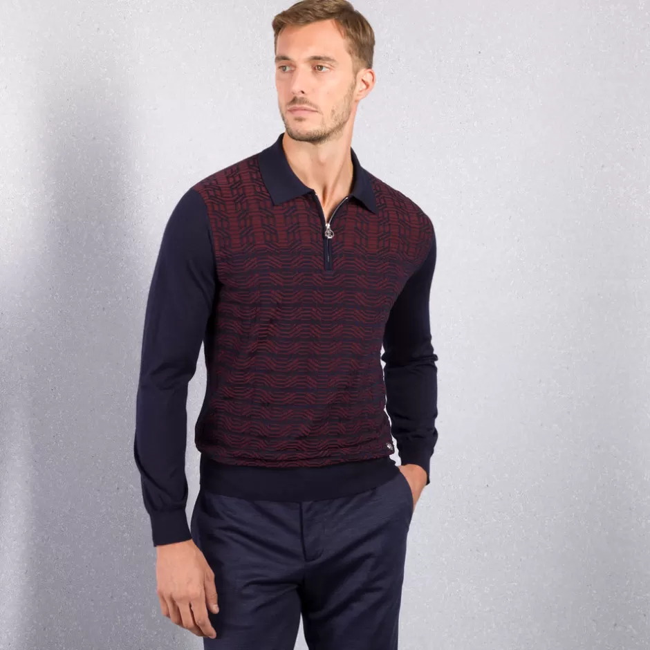 KNIT ZIP POLO | Stefano Ricci Clearance