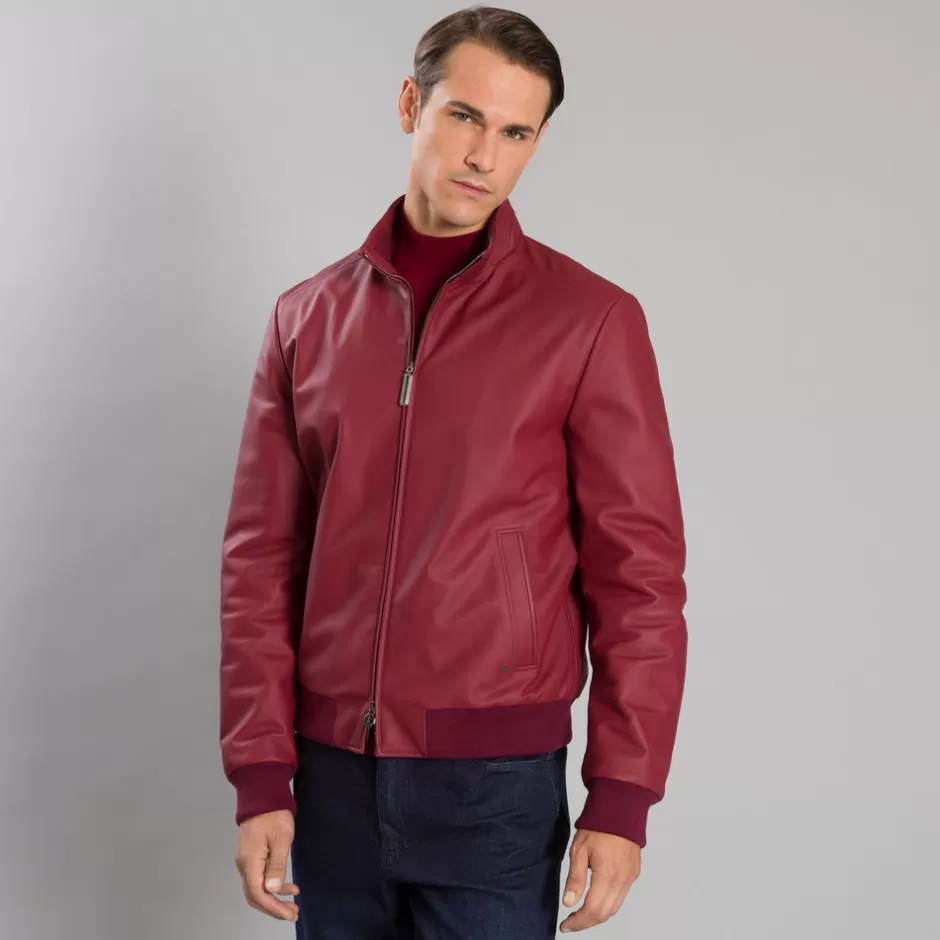 LAMBSKIN LEATHER BLOUSON | Stefano Ricci Discount