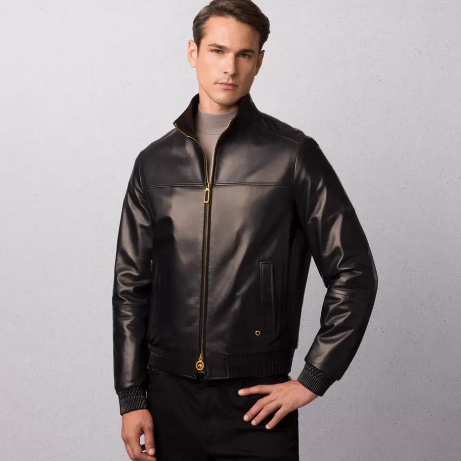 LAMBSKIN LEATHER BLOUSON | Stefano Ricci Fashion