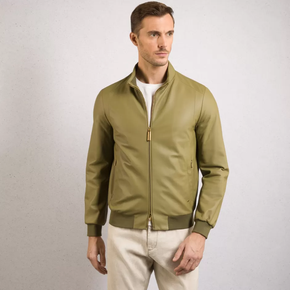 LAMBSKIN LEATHER BLOUSON | Stefano Ricci Fashion