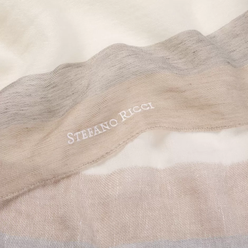 LINEN AND CASHMERE SCARF | Stefano Ricci New