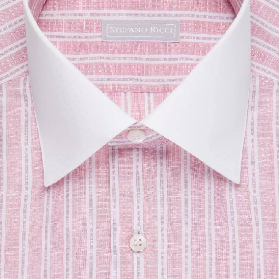 LINEN AND COTTON ASTI SHIRT | Stefano Ricci New