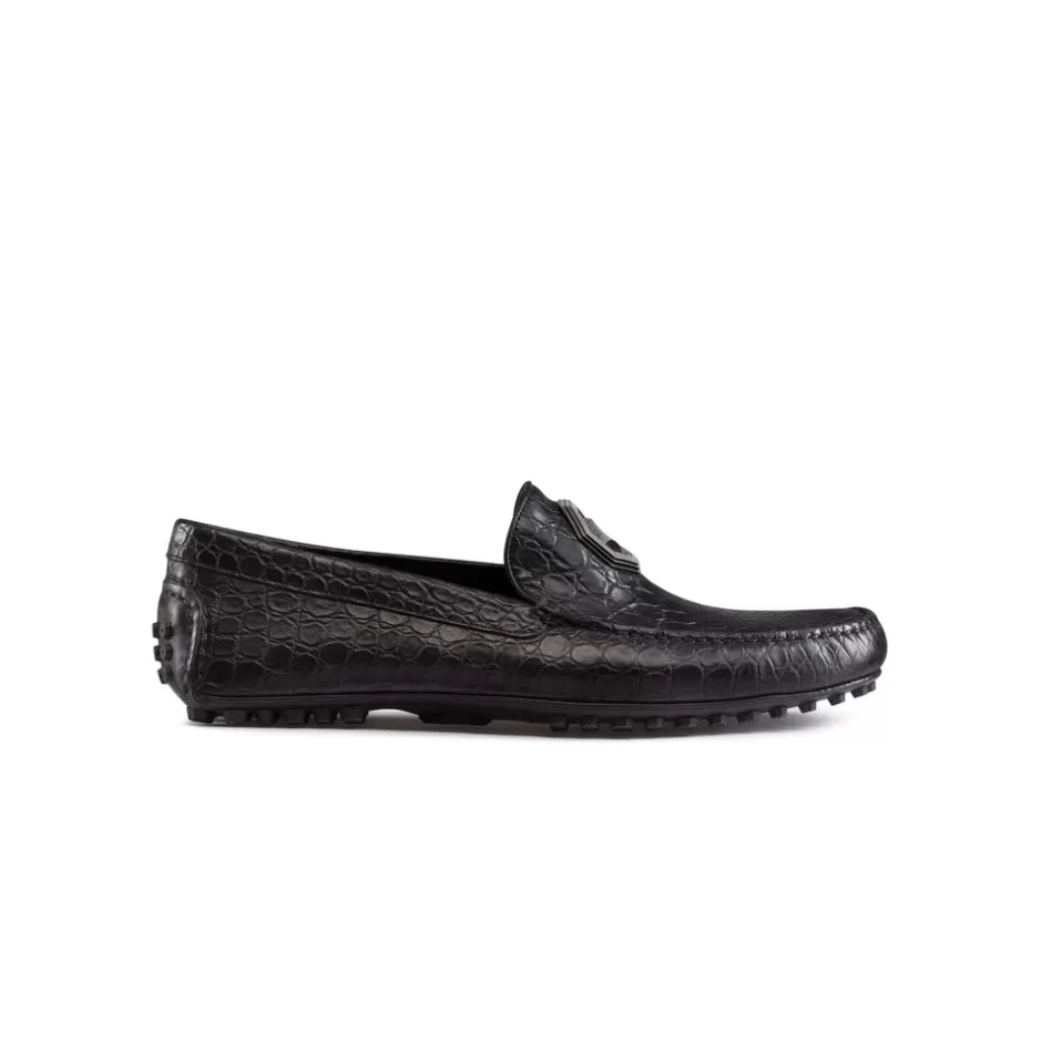 MATTED CROCODILE DRIVING SHOES | Stefano Ricci Discount