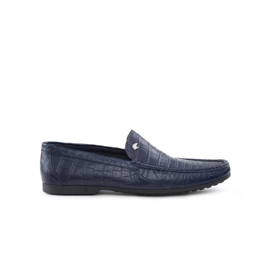 MATTED CROCODILE LEATHER LOAFERS | Stefano Ricci Flash Sale