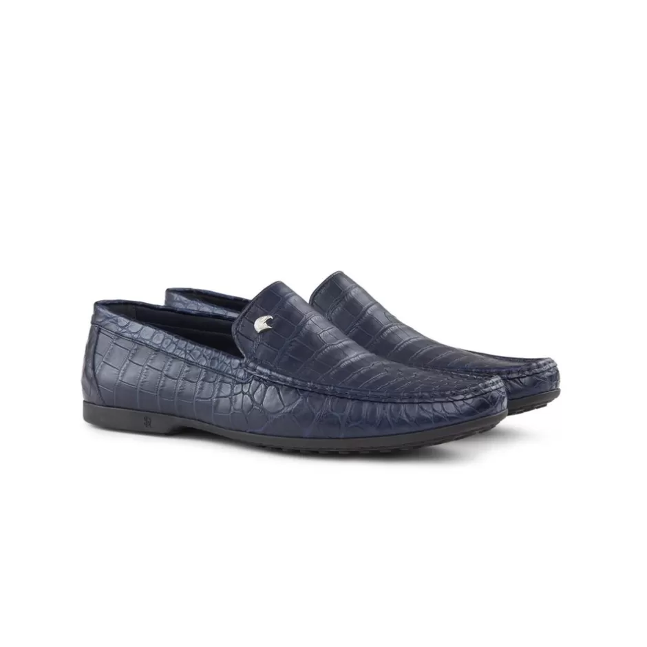 MATTED CROCODILE LEATHER LOAFERS | Stefano Ricci Flash Sale
